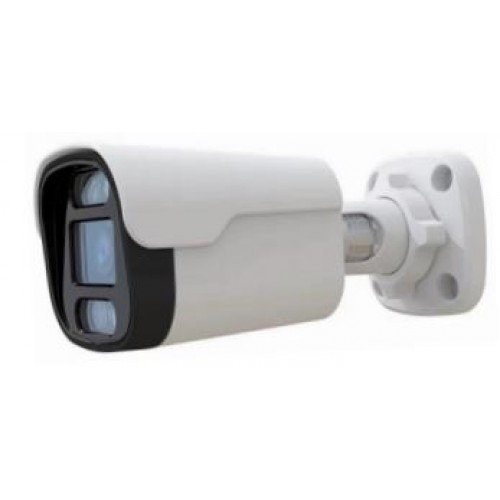 Видеокамера IP уличная 4MP@21fps, 2МР@25fps, объектив 2,8мм, 105 градусов (H). хороший микрофон, питание POE.12В  (в комплекте по 10 штук)