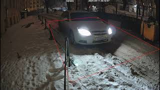 4МР IVM суперстарлайт IP камера распознавания автомобильных номеров, ночь, движение с остановками